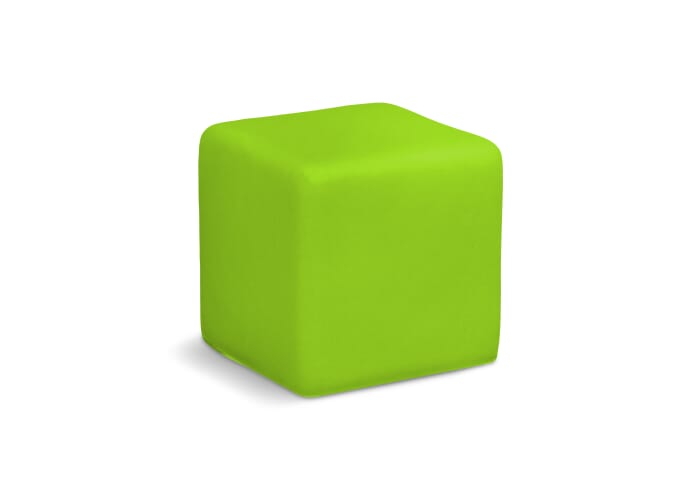 Cube anti-stress à personnaliser en mousse Vert clair
